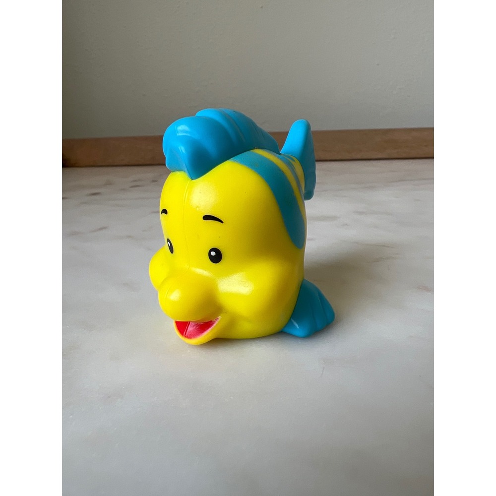 Fisher-Price Little People Flounder Fish Disney Little Mermaid Ariel 2022